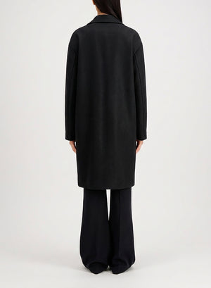 Oversized coat in cashmere blend
