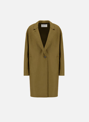 Oversized coat in cashmere blend