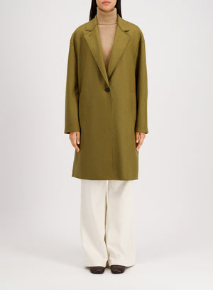 Oversized coat in cashmere blend