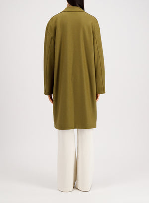 Oversized coat in cashmere blend