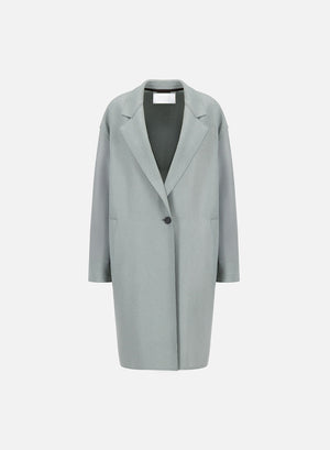 Oversized coat in cashmere blend
