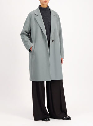 Oversized coat in cashmere blend