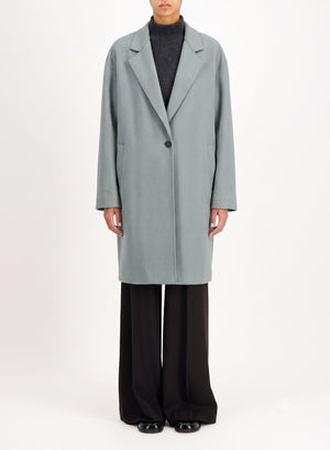 Oversized coat in cashmere blend