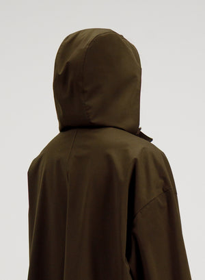 Hooded raincoat light technic