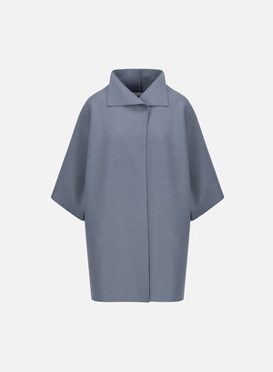 Kimono mantle pressed wool
