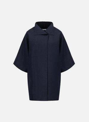 Kimono mantle pressed wool