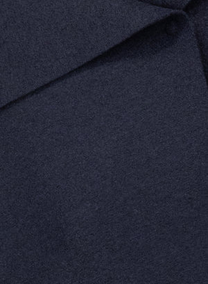 Kimono mantle in pressed wool