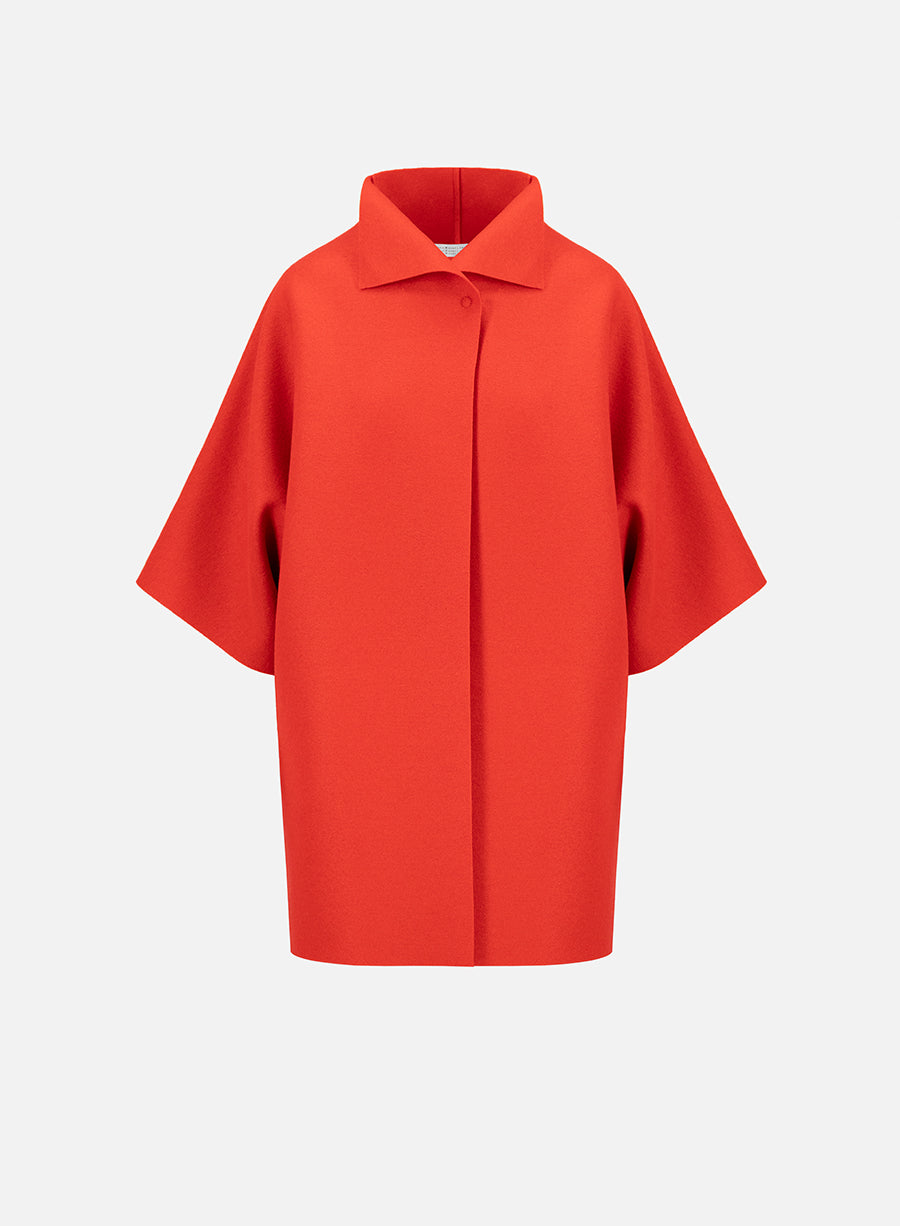 Kimono mantle pressed wool