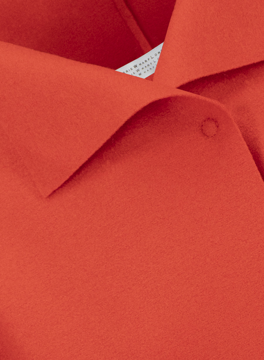 Kimono mantle pressed wool