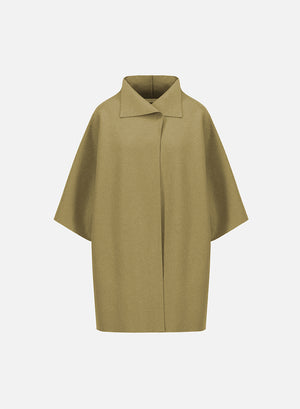 Kimono mantle pressed wool
