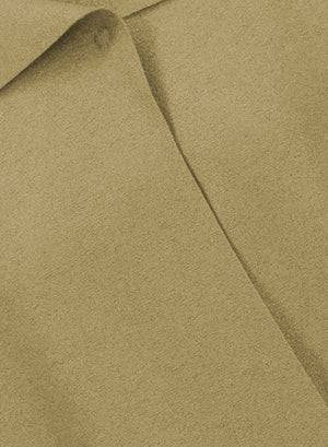 Kimono mantle in pressed wool