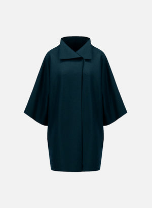 Kimono mantle pressed wool