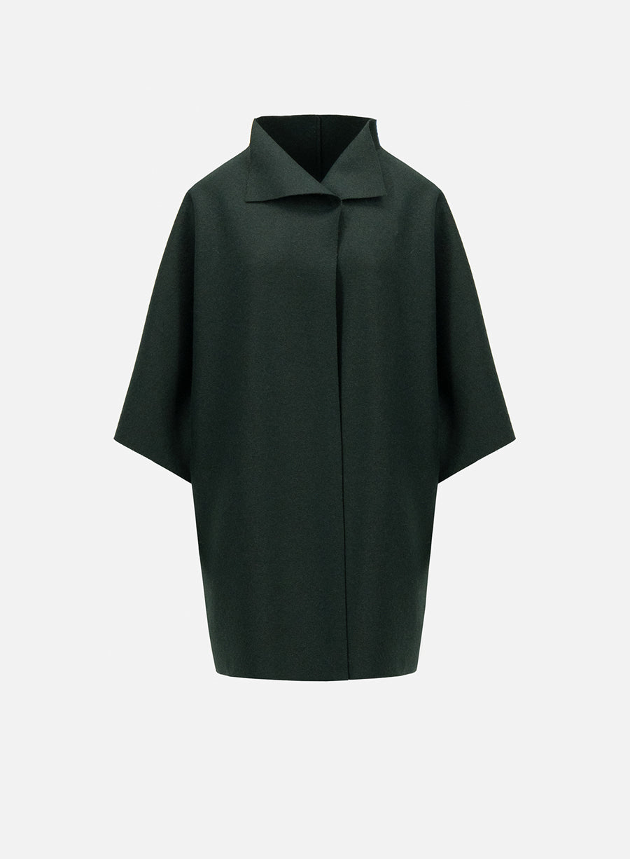 Kimono mantle pressed wool