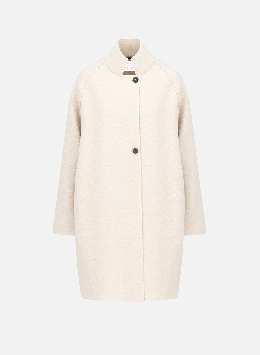 Raglan cape boiled wool