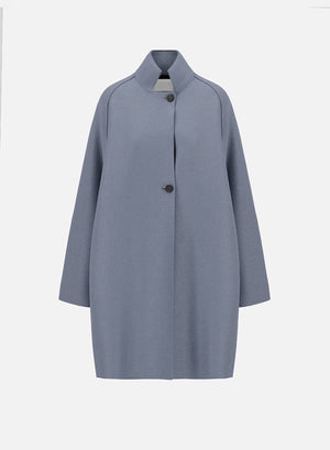 Raglan cape pressed wool
