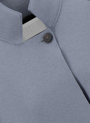 Raglan cape pressed wool