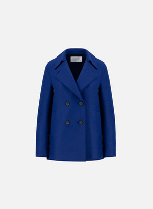 Peacoat in pressed wool
