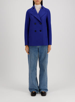 Peacoat in pressed wool