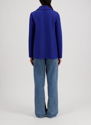 Peacoat in pressed wool