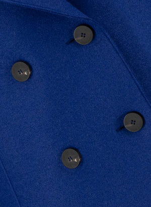 Peacoat in pressed wool