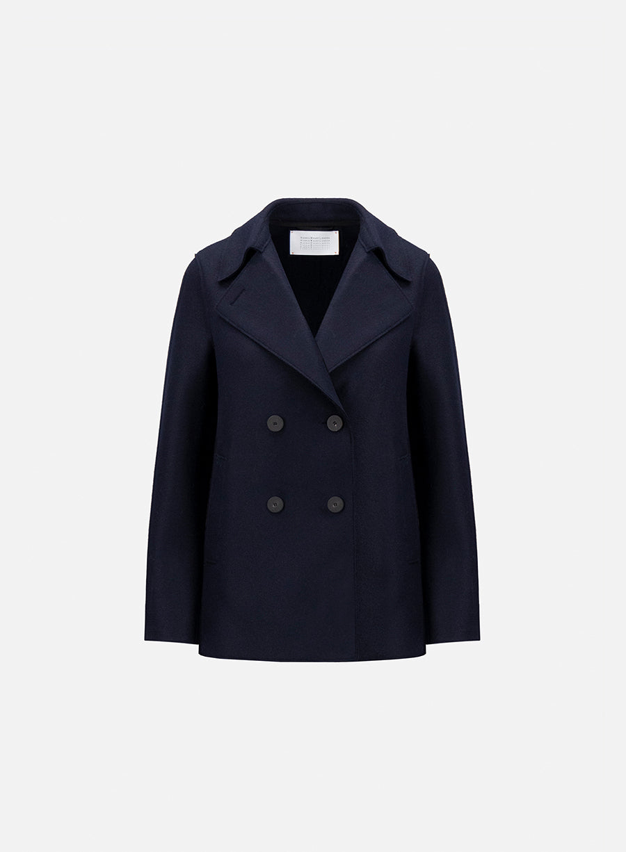 Peacoat pressed wool