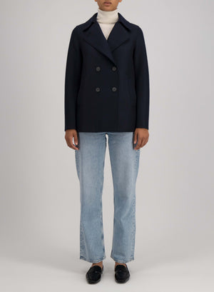 Peacoat pressed wool