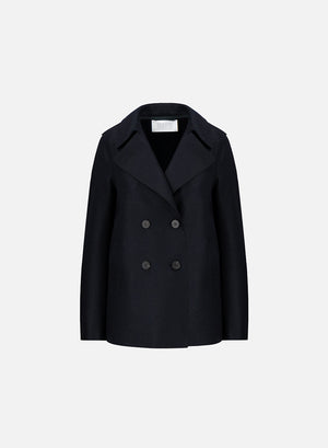 Peacoat in pressed wool