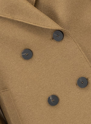 Peacoat pressed wool