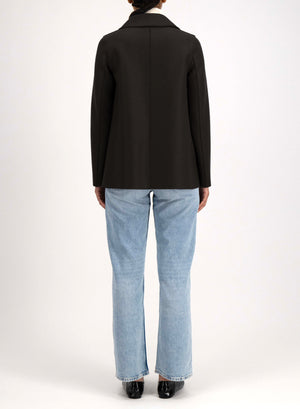 Peacoat in pressed wool