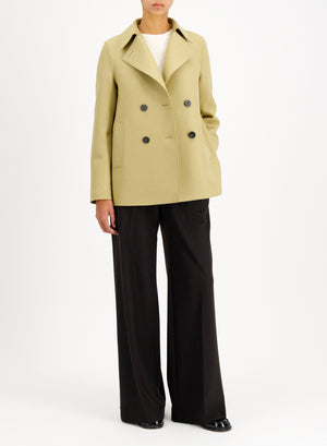 Peacoat pressed wool