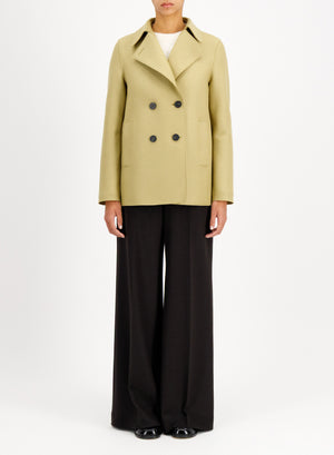 Peacoat pressed wool