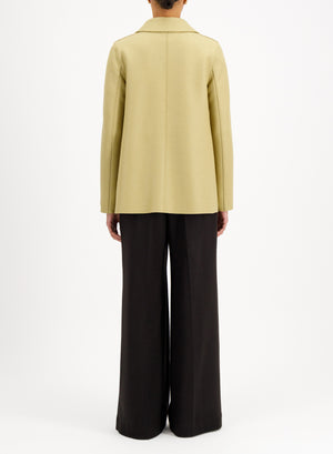 Peacoat pressed wool