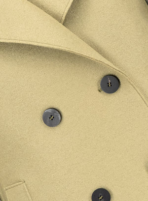 Peacoat pressed wool