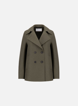 Peacoat pressed wool
