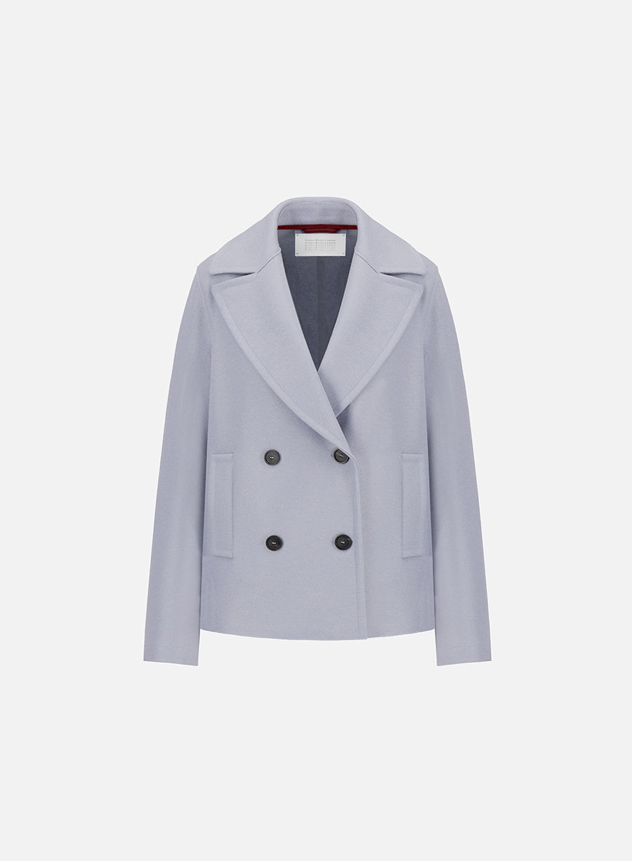 Peacoat light pressed wool