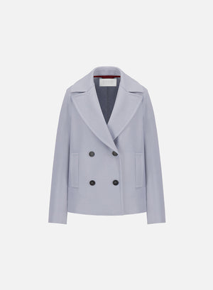 Peacoat light pressed wool