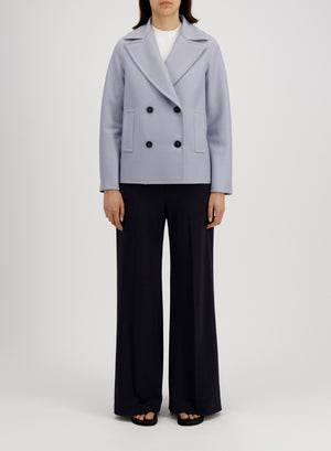 Peacoat light pressed wool