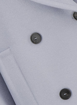 Peacoat light pressed wool