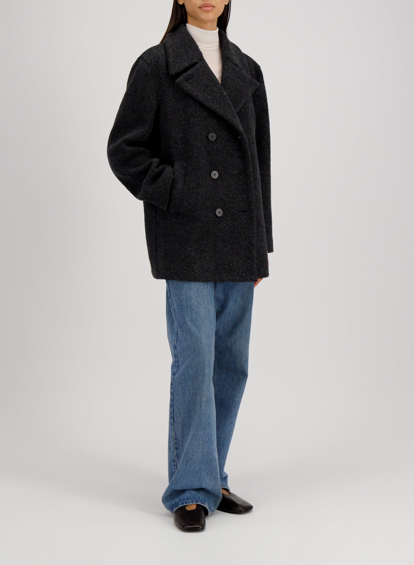 Sailor jacket bouclé