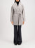 Shawl belted jacket pressed wool