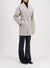 Shawl belted jacket pressed wool