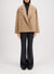 Oversized boxy jacket pressed wool