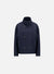 Cropped funnel jacket pressed wool