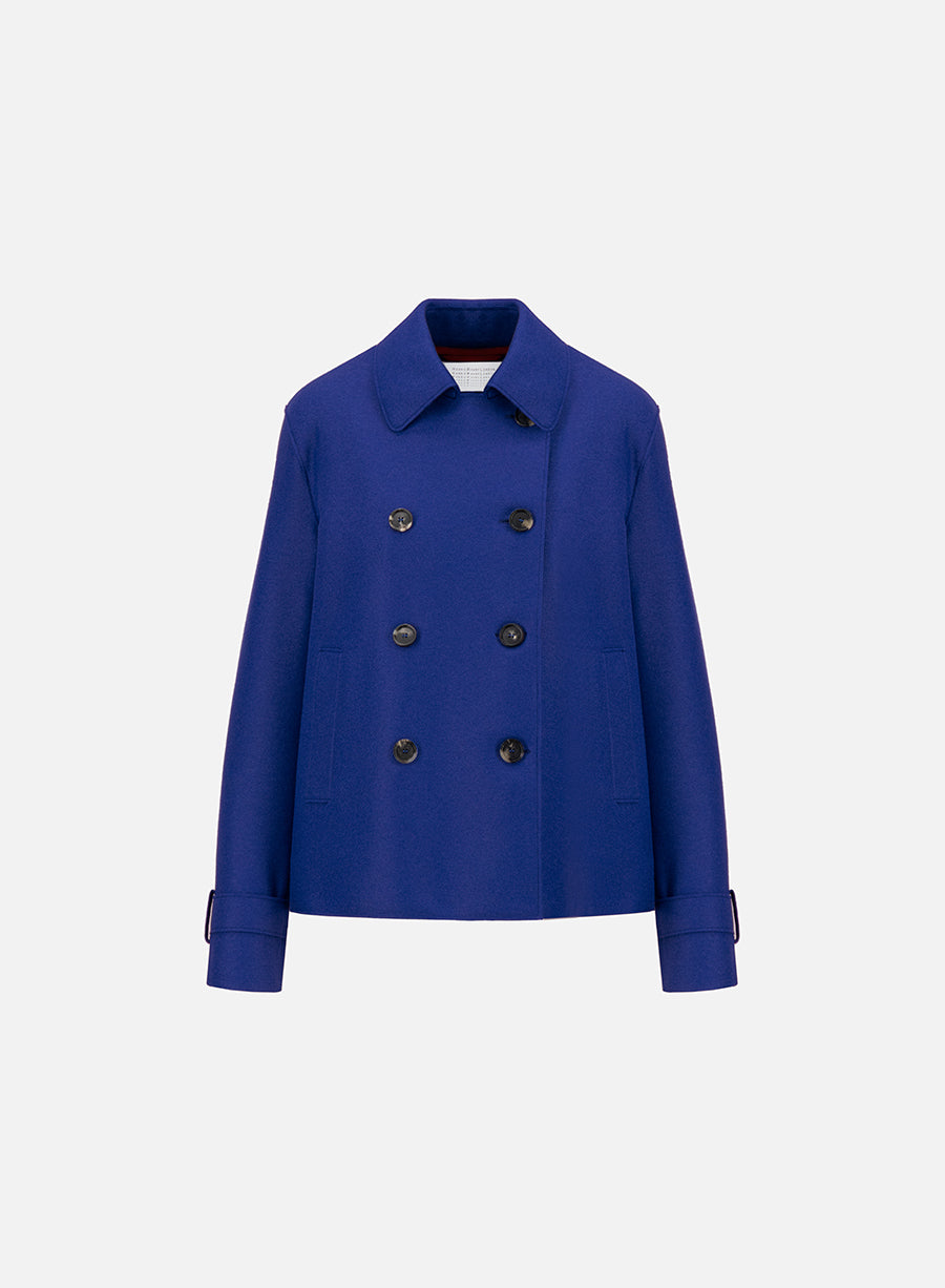 ライトプレスウール・クロップドトレンチ