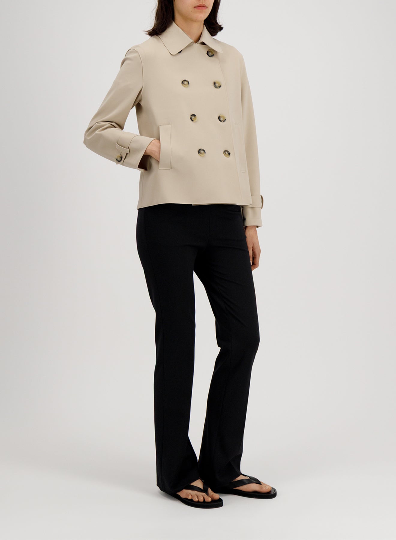 Cropped trench scuba