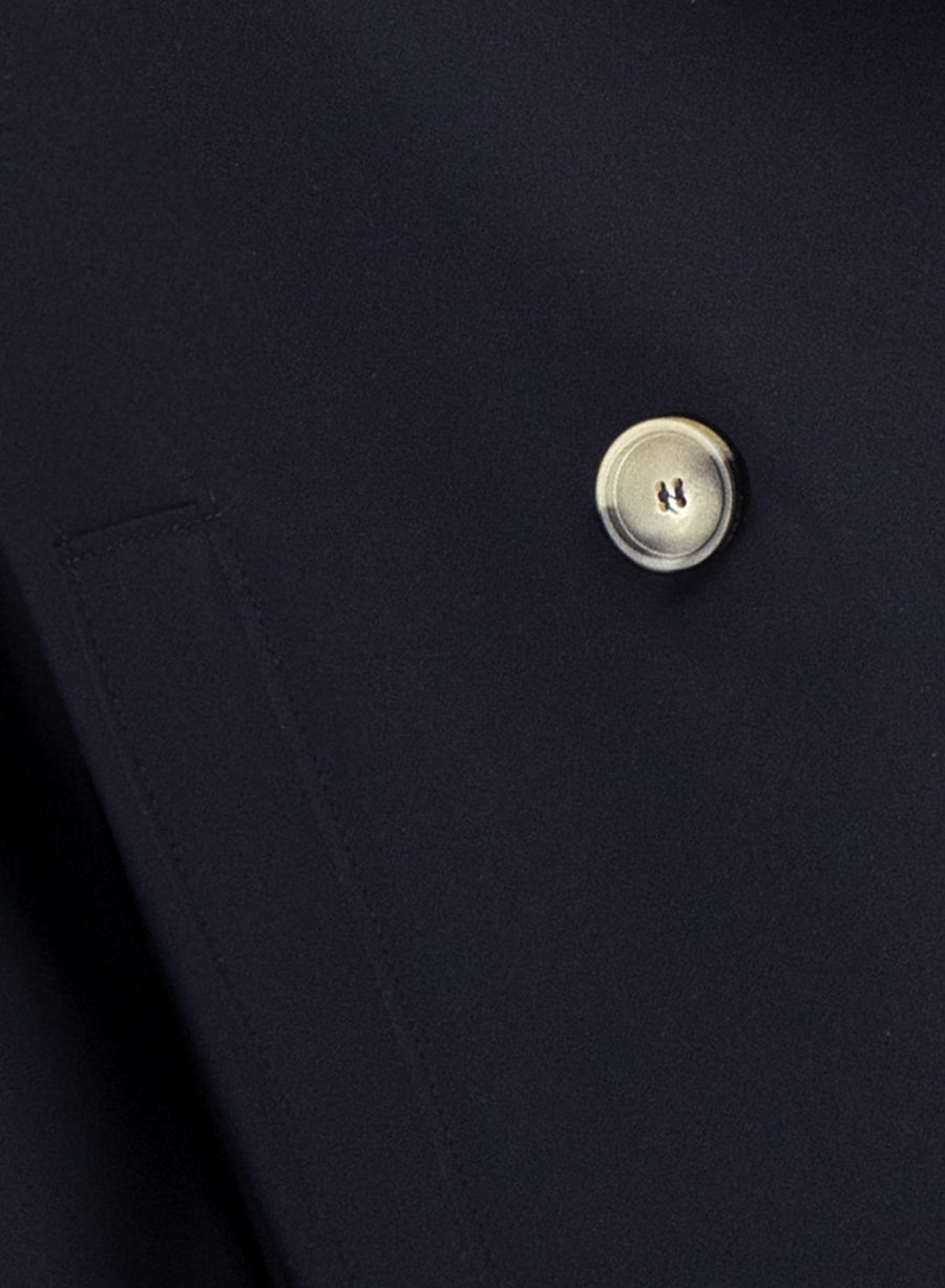 Cropped peacoat scuba