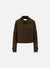 Cropped trench cashmere blend