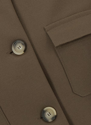 Safari jacket in techno viscose