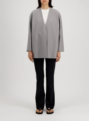 Cardigan light pressed wool
