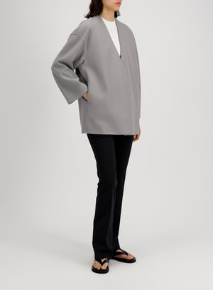 Cardigan light pressed wool